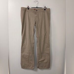 Dickies Khaki Pants Junior Girls 15 Casual Uniform‎ School Wear Basic